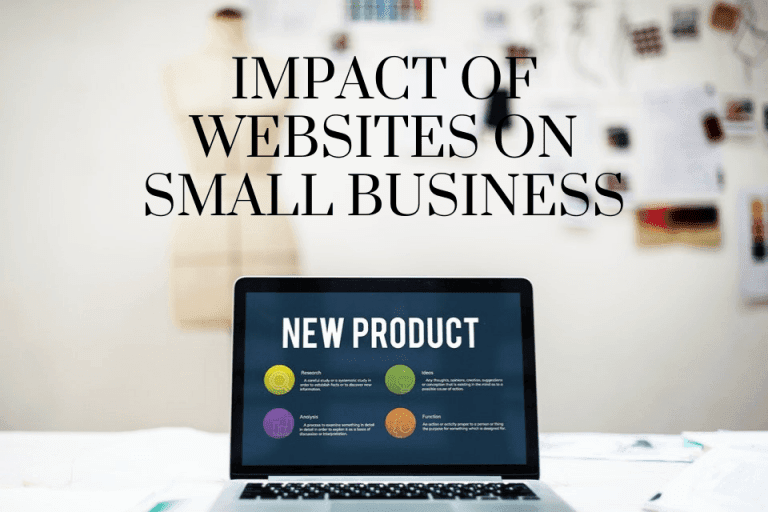 impact of websites on small business