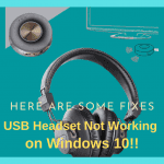 USB Headset Not Working on Windows 10