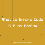 What Is Errors Code 610 on Roblox, And How To Fix It?