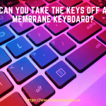 Can You Take the Keys off a Membrane Keyboard