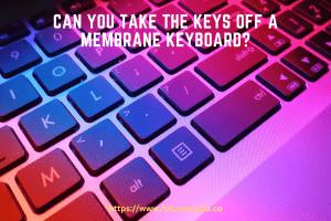 Can You Take the Keys off a Membrane Keyboard