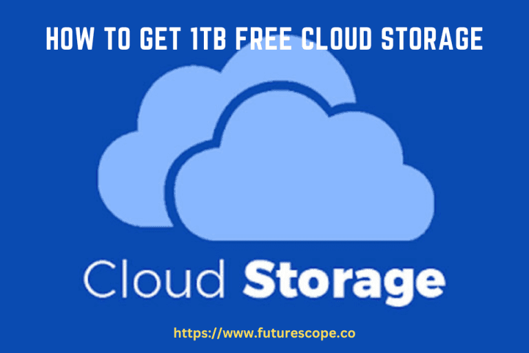 How to Get 1TB Free Cloud Storage