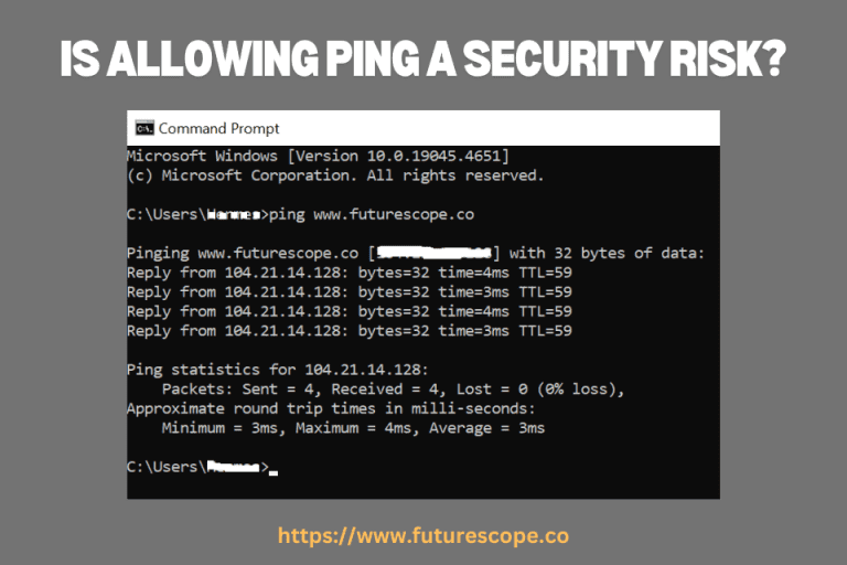 Is Allowing Ping a Security Risk