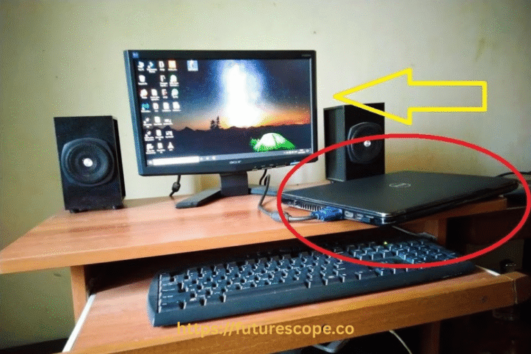 How to Use Monitor As Second Screen With Closed Laptop?