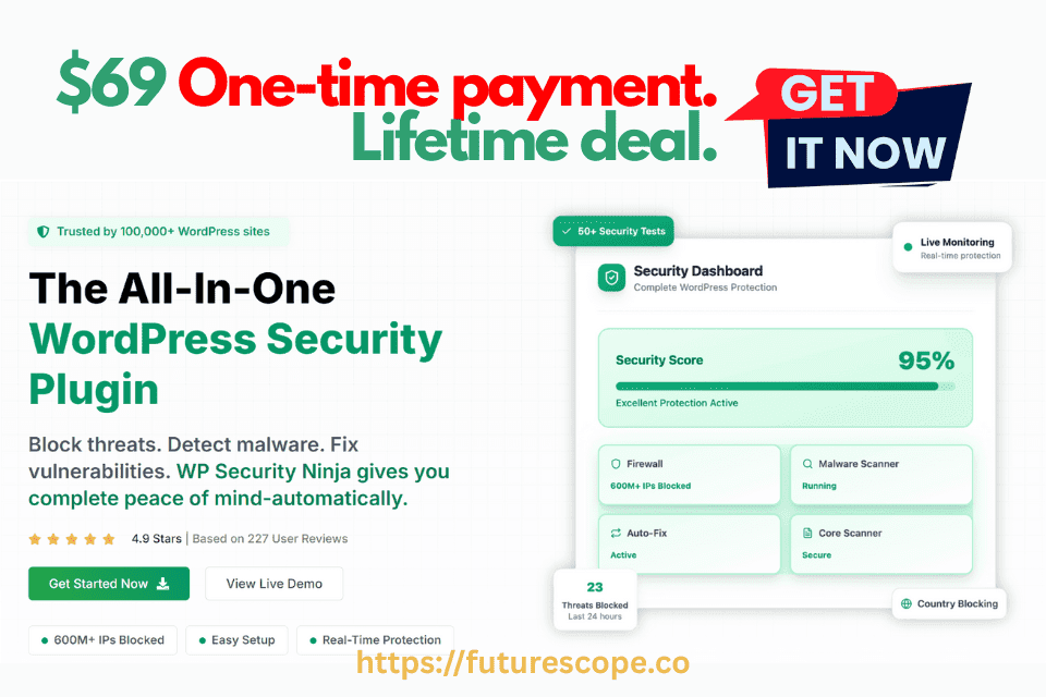 WP Security Ninja Lifetime Deal