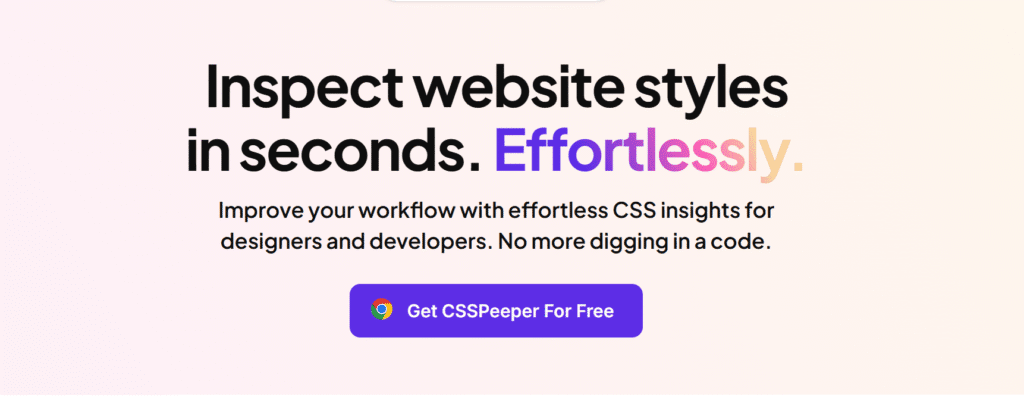 CSS Peeper Lifetime Deal