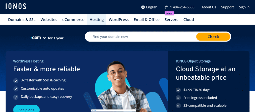 IONOS: Ultra-Low Introductory Pricing for Startups