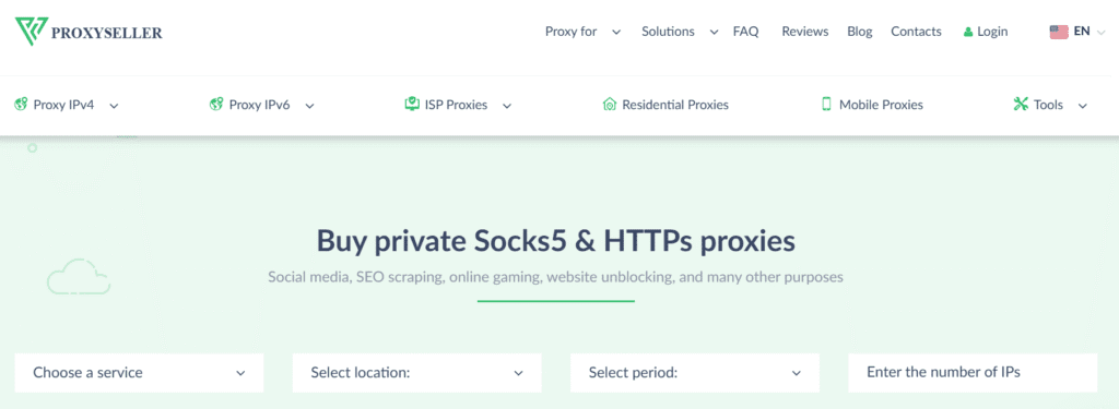 ProxySeller best UK proxy provider