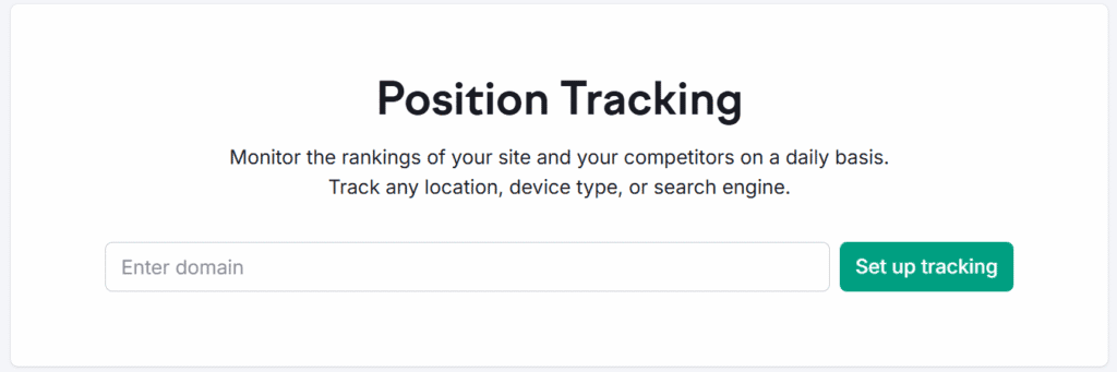 What Is SEMrush Position Tracking?