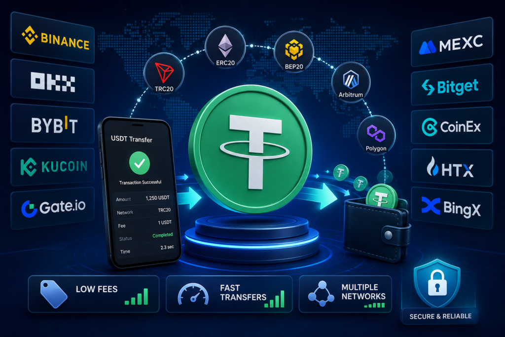 Best USDT Exchange by Category