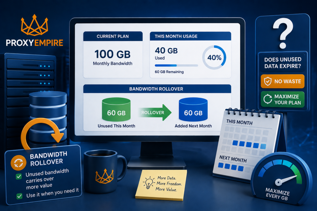 How ProxyEmpire Bandwidth Rollover Actually Works?