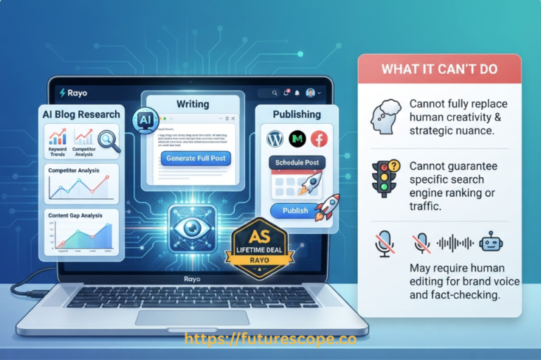 Rayo Lifetime Deal Review AI Blog Research, Writing, Publishing, and What It Can't Do